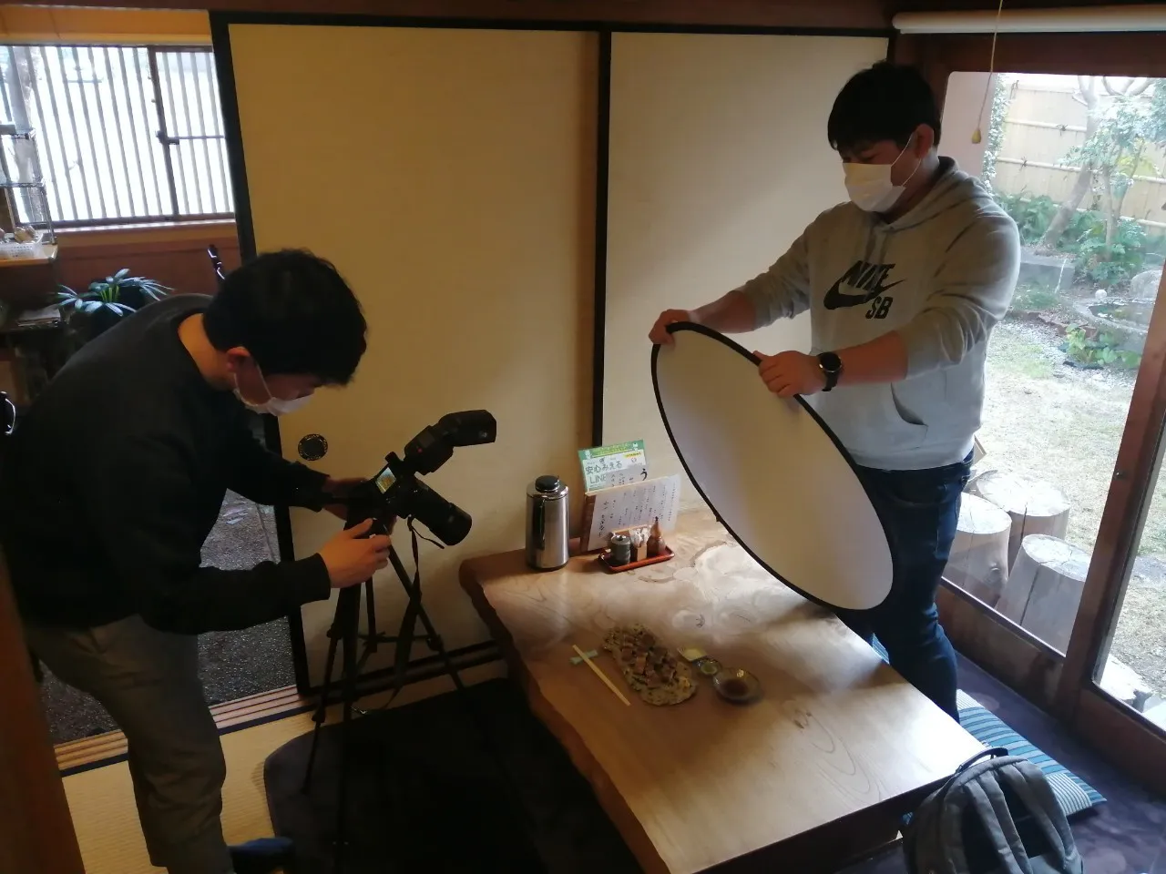 ケンチェ飯の制作風景