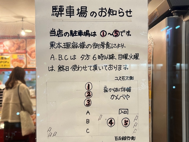 駐車場の案内