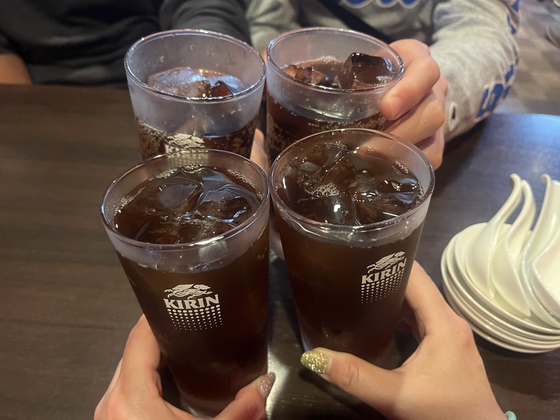 龍風で乾杯