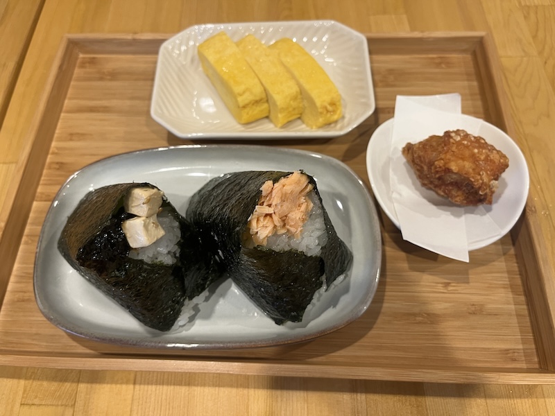 卵焼きが空いたセットメニュー