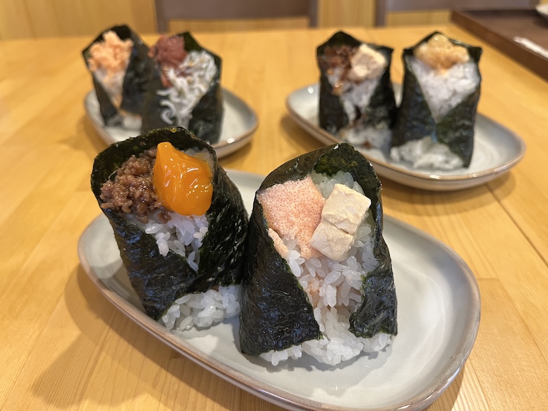 卵黄醤油漬けと明太クリームチーズ