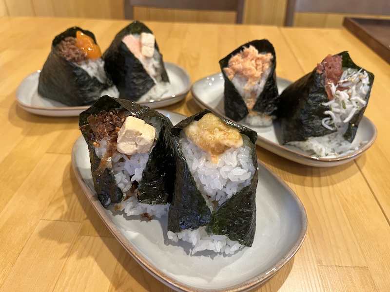ふんわり握られたおにぎり