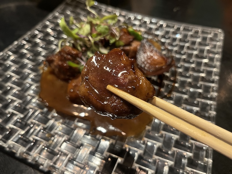 低温調理された料理
