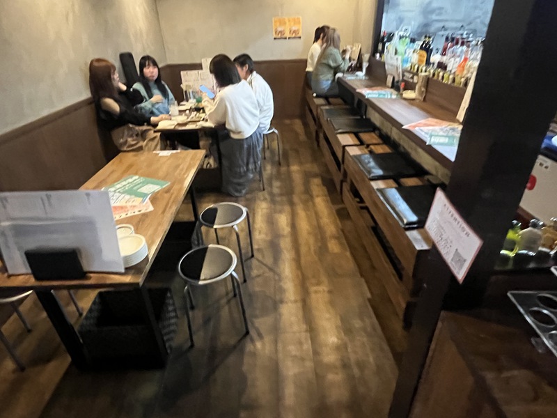 あわよくばの店内の様子