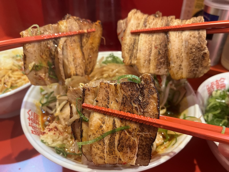 分厚いチャーシュー