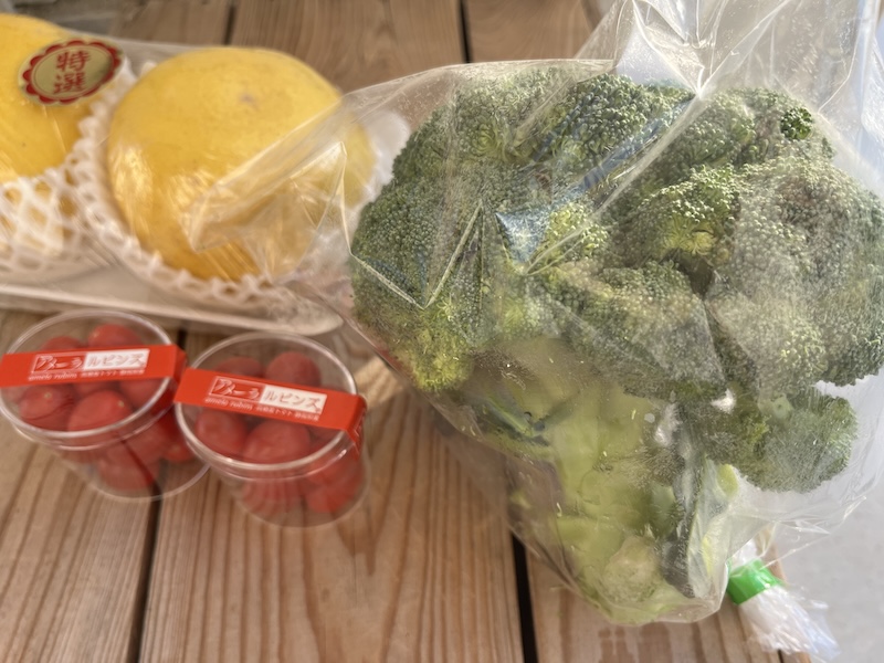 新鮮な野菜と果物