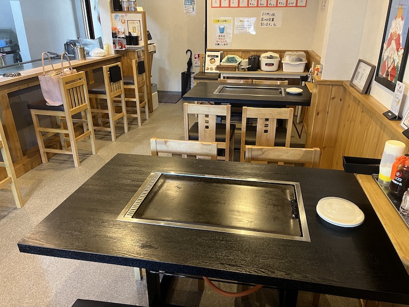 アットホームな店内