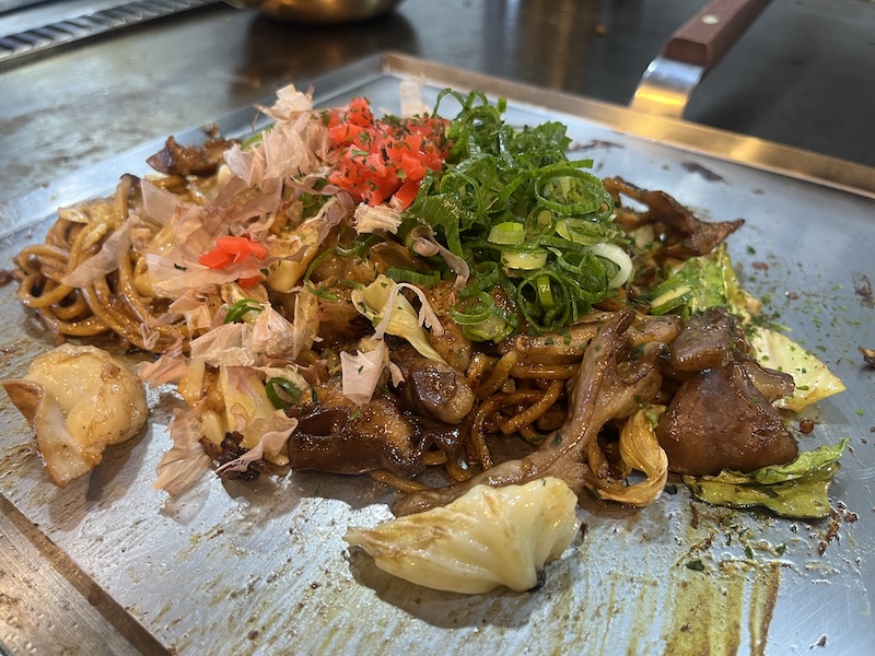 具材たっぷりな焼きそば
