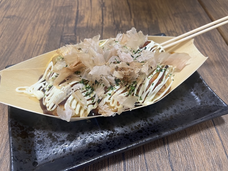 王道のソース味たこ焼き