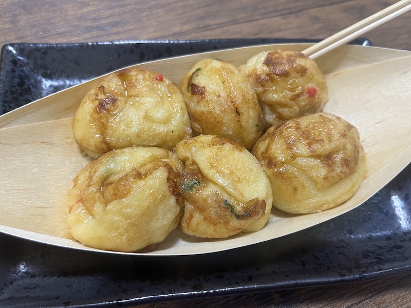 塩ごま油味たこ焼き