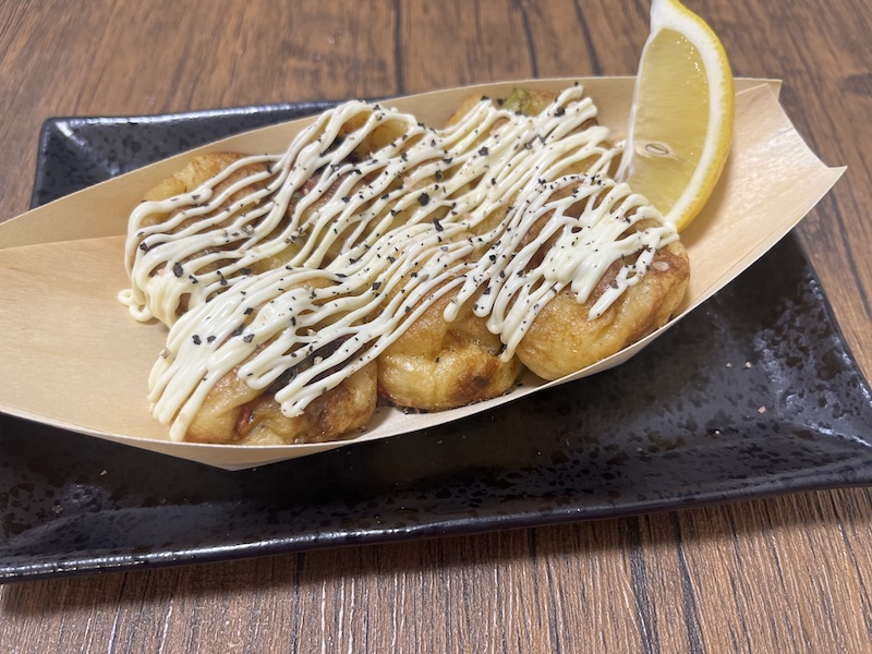 レモンペッパーマヨ味のたこ焼き