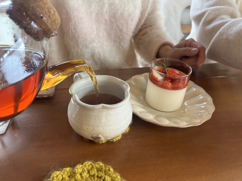 cafeウタノハの和紅茶
