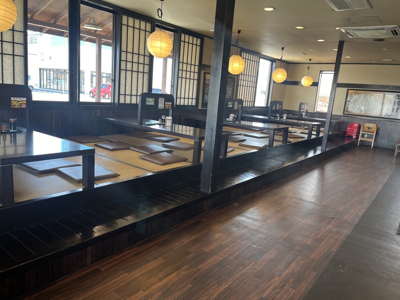 伊代製麺の店内の様子