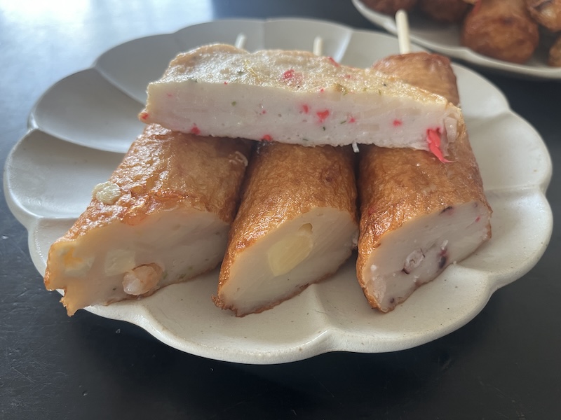 磯揚げの断面