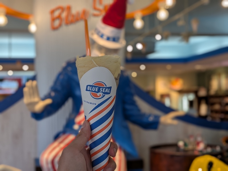 ブルーシールのクレープ