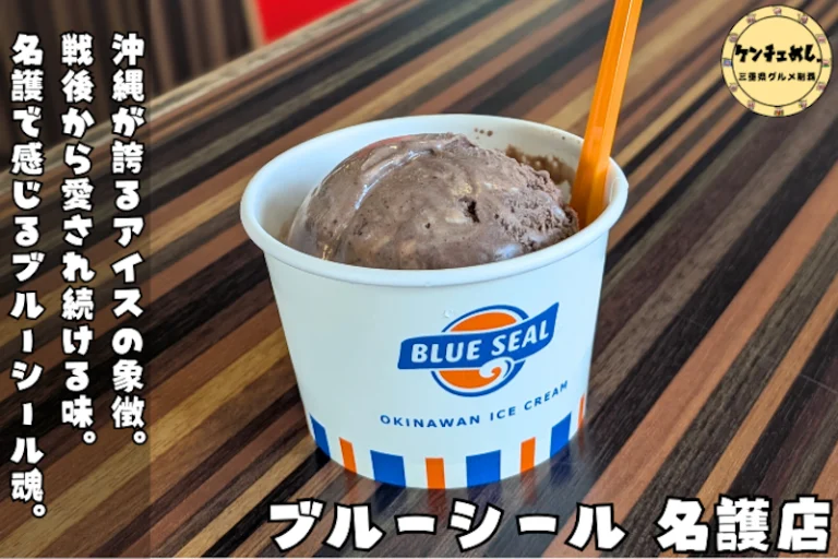 沖縄の定番ブルーシールのアイス