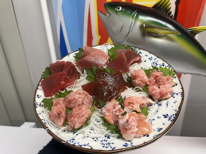 急速冷凍のマグロをテイクアウトできるお店