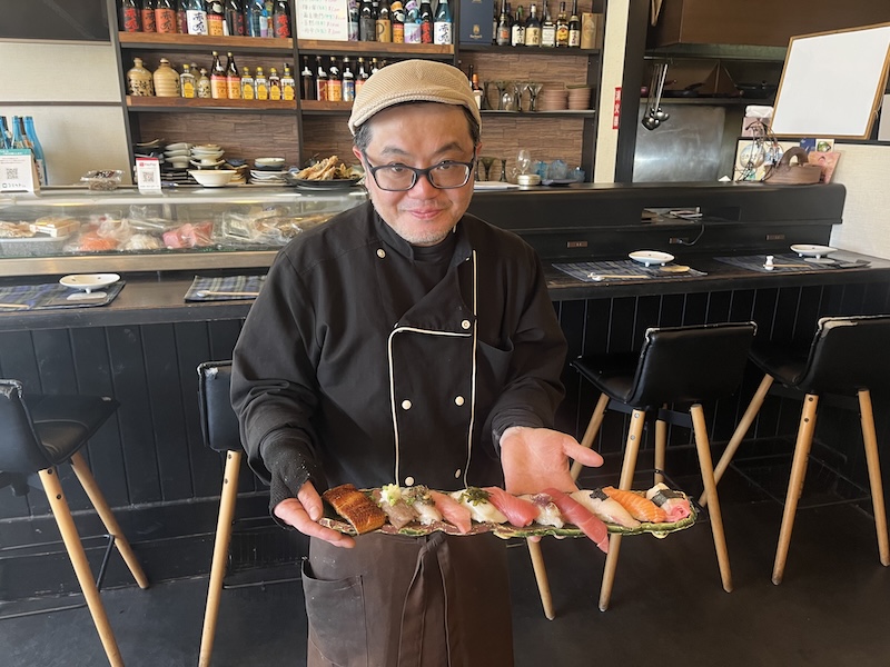 素材からこだわる大将とInstagram限定メニューの寿司