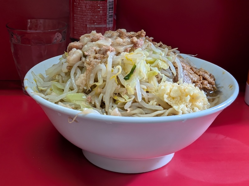 ボリューム満点のラーメン