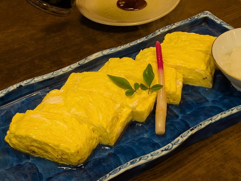 出汁が染み込んだだし巻き卵