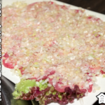 肉が見えないほどのネギがかかった名物塩タン
