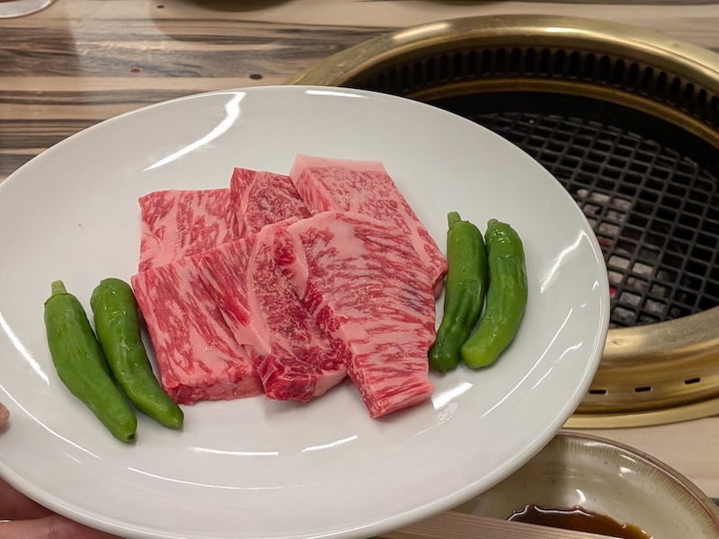 サシが入った美味しそうな肉