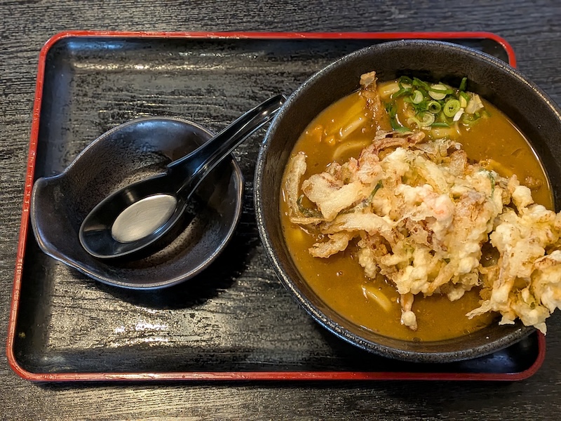 出汁のきいたカレーうどん