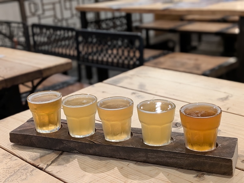 飲み比べできる特製ビール