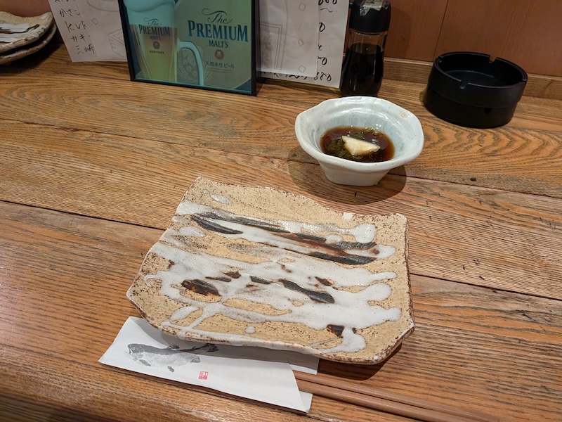 食事前の机の様子