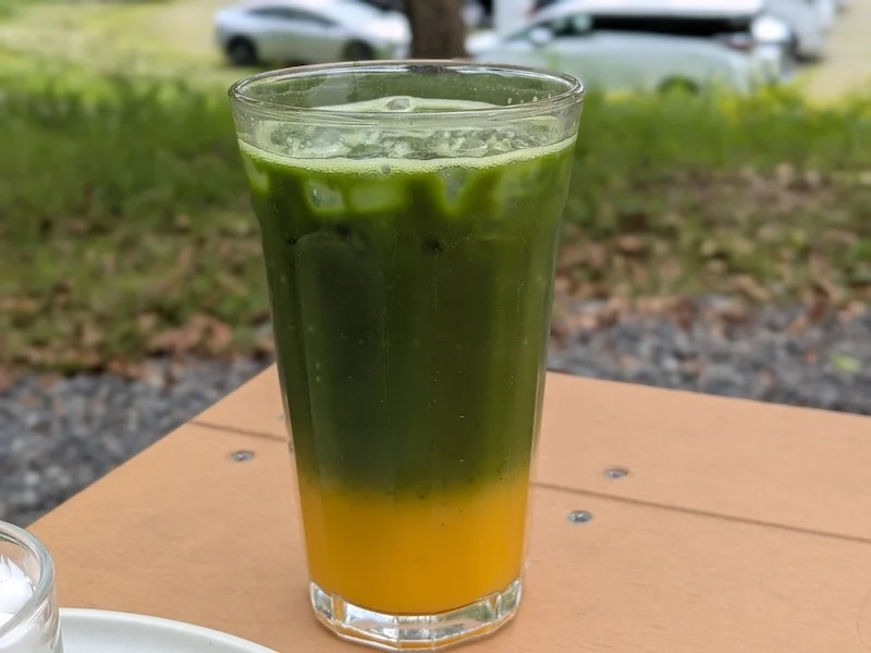 マンダリン抹茶スカッシュ