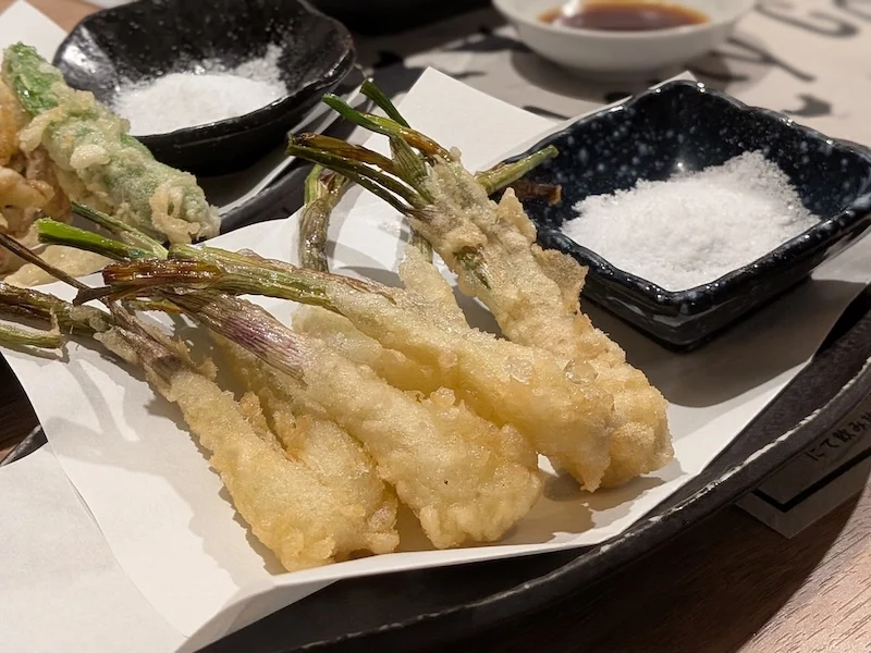 塩で美味しい天ぷら